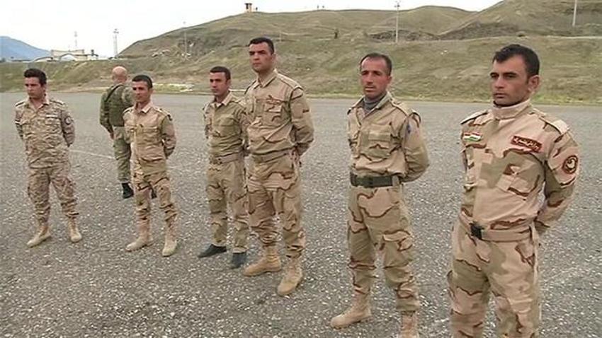 Türk askerinin peşmergeyi eğittiği kamptan ilk görüntüler!