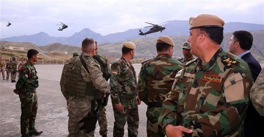 Türk askerinin peşmergeyi eğittiği kamptan ilk görüntüler!