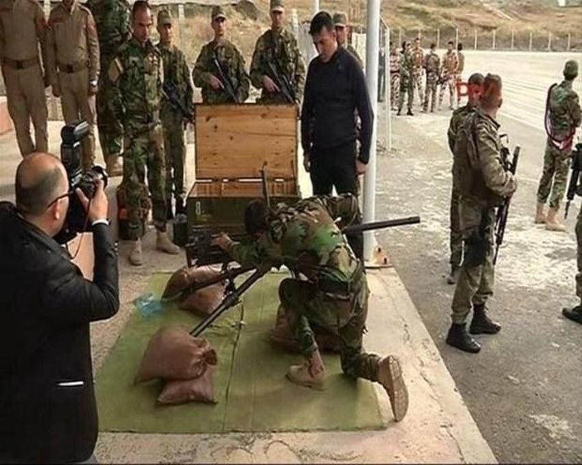 Türk askerinin peşmergeyi eğittiği kamptan ilk görüntüler!