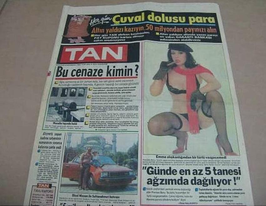 Erotik gazetelerden ilginç haberler