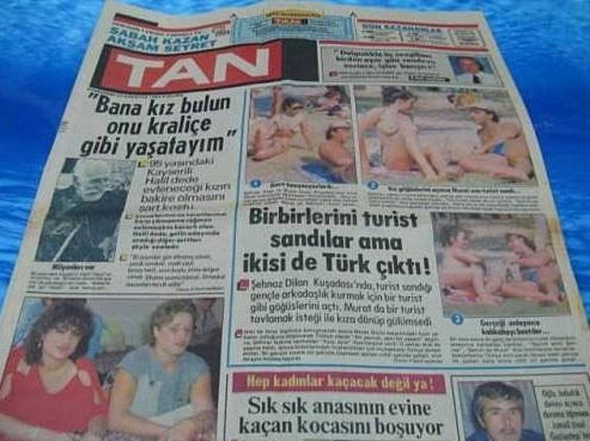 Erotik gazetelerden ilginç haberler