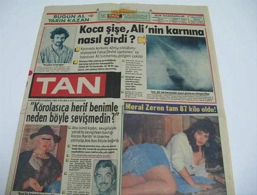 Erotik gazetelerden ilginç haberler