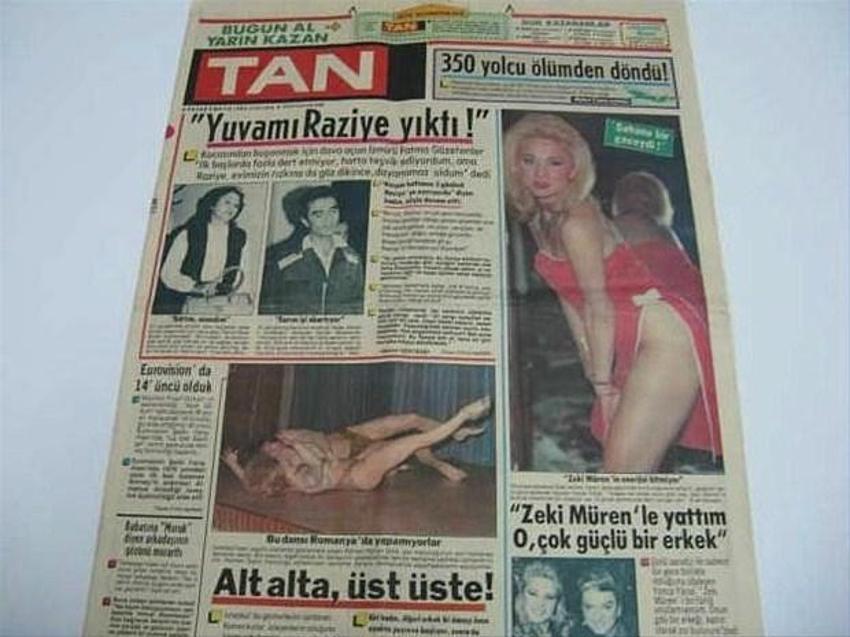 Erotik gazetelerden ilginç haberler