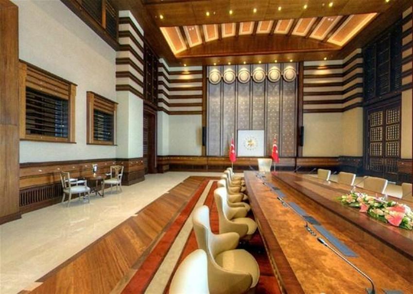 Beştepe'deki yeni Cumhurbaşkanlığı yerleşkesi ilk kez görüntülendi
