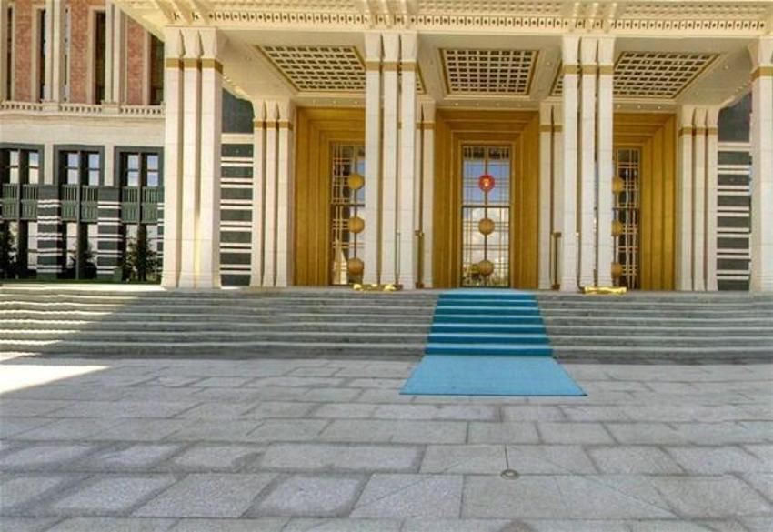 Beştepe'deki yeni Cumhurbaşkanlığı yerleşkesi ilk kez görüntülendi