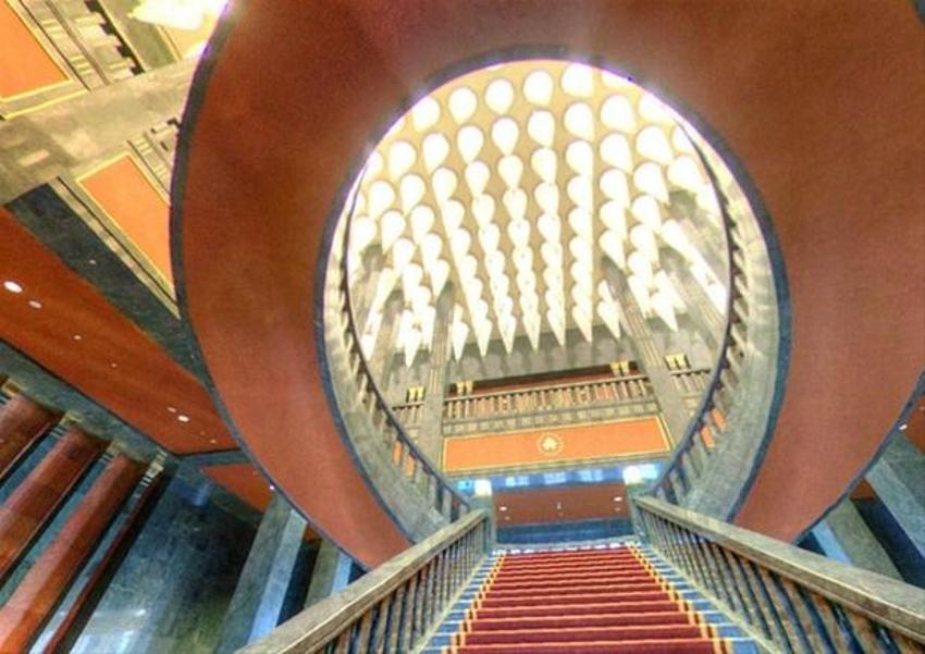 Beştepe'deki yeni Cumhurbaşkanlığı yerleşkesi ilk kez görüntülendi