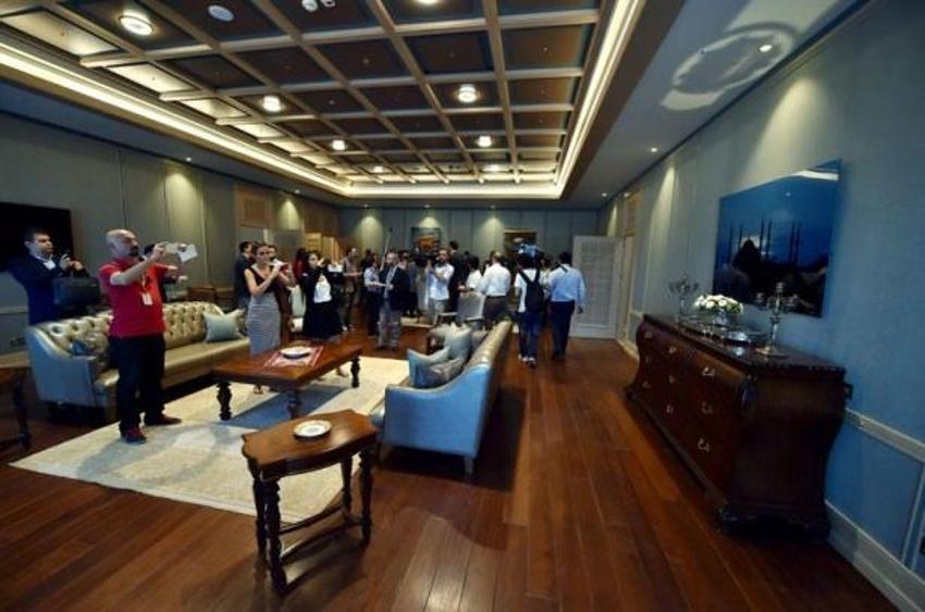 Beştepe'deki yeni Cumhurbaşkanlığı yerleşkesi ilk kez görüntülendi