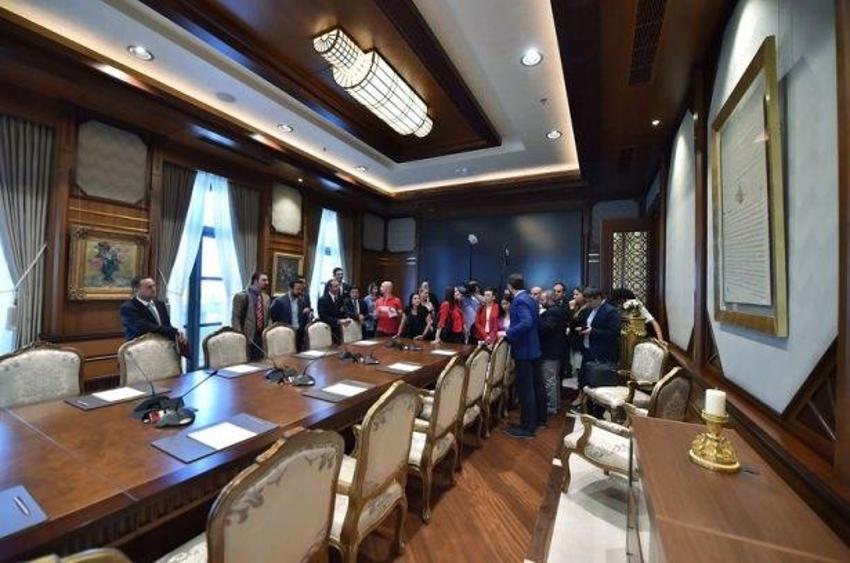 Beştepe'deki yeni Cumhurbaşkanlığı yerleşkesi ilk kez görüntülendi