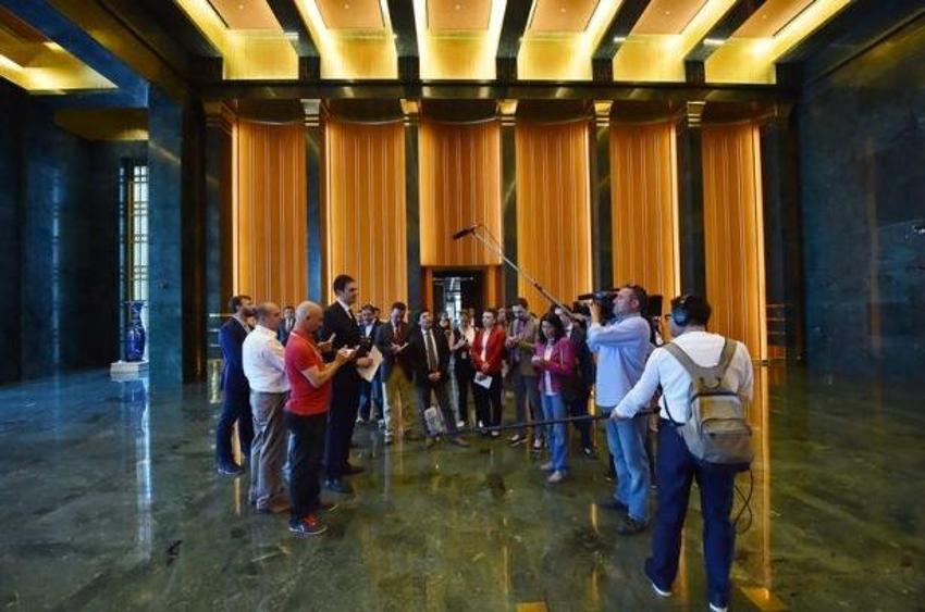 Beştepe'deki yeni Cumhurbaşkanlığı yerleşkesi ilk kez görüntülendi