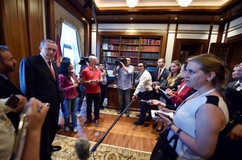 Beştepe'deki yeni Cumhurbaşkanlığı yerleşkesi ilk kez görüntülendi