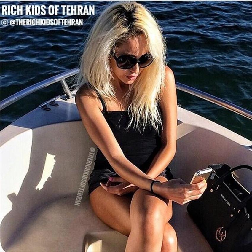 Tahran’ın zengin gençleri Instagram’da