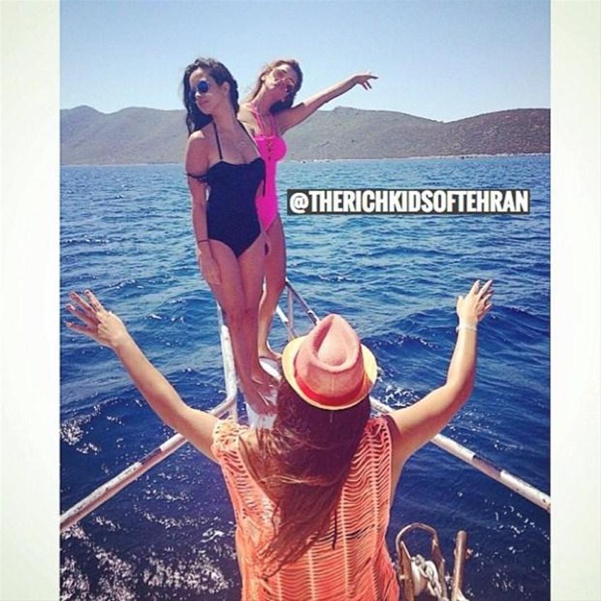 Tahran’ın zengin gençleri Instagram’da