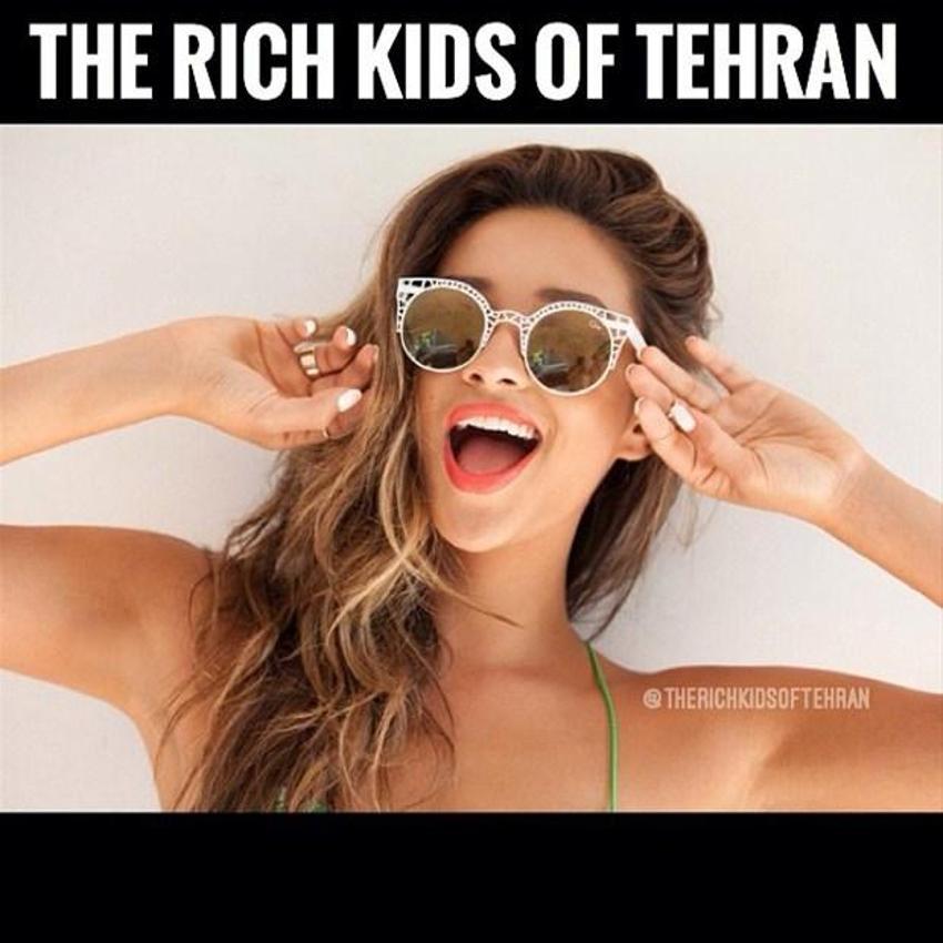 Tahran’ın zengin gençleri Instagram’da