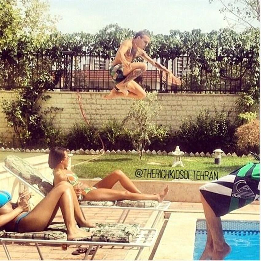 Tahran’ın zengin gençleri Instagram’da