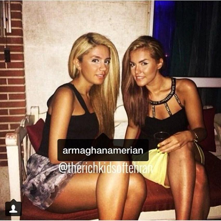 Tahran’ın zengin gençleri Instagram’da