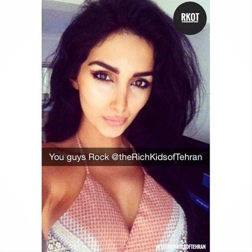 Tahran’ın zengin gençleri Instagram’da