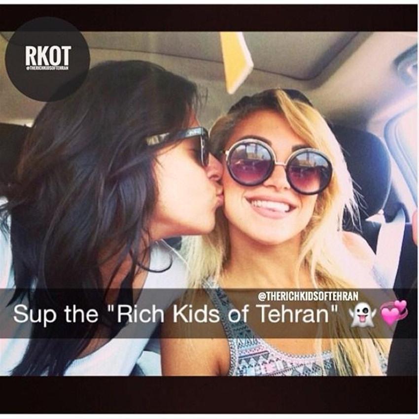 Tahran’ın zengin gençleri Instagram’da