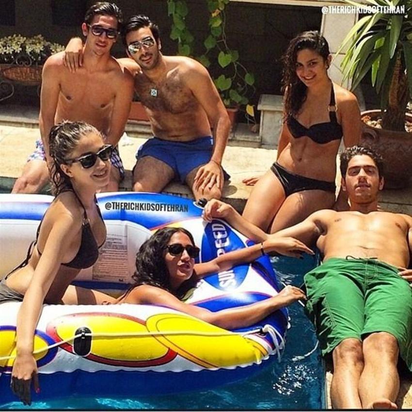 Tahran’ın zengin gençleri Instagram’da