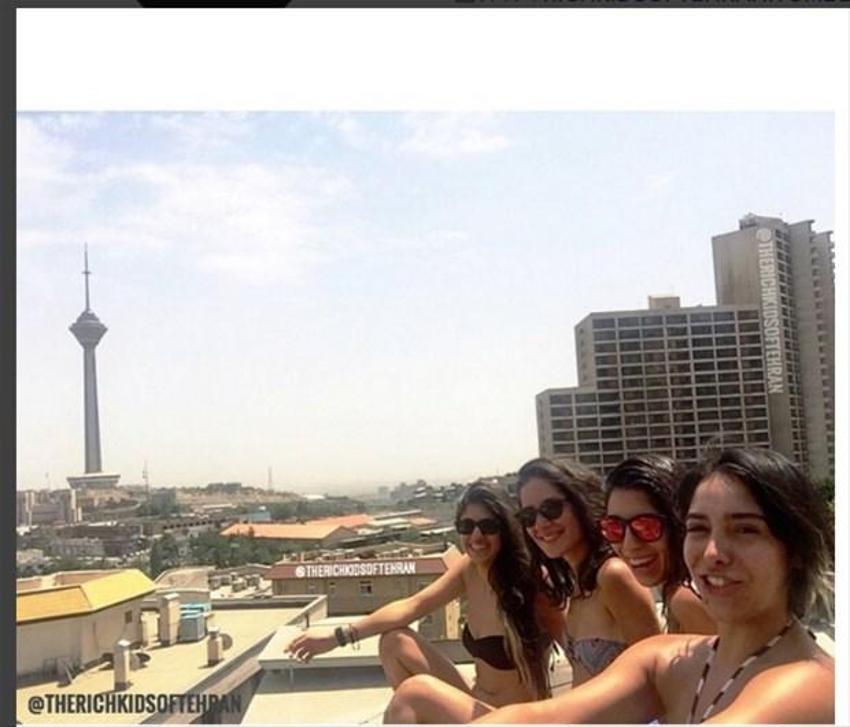 Tahran’ın zengin gençleri Instagram’da