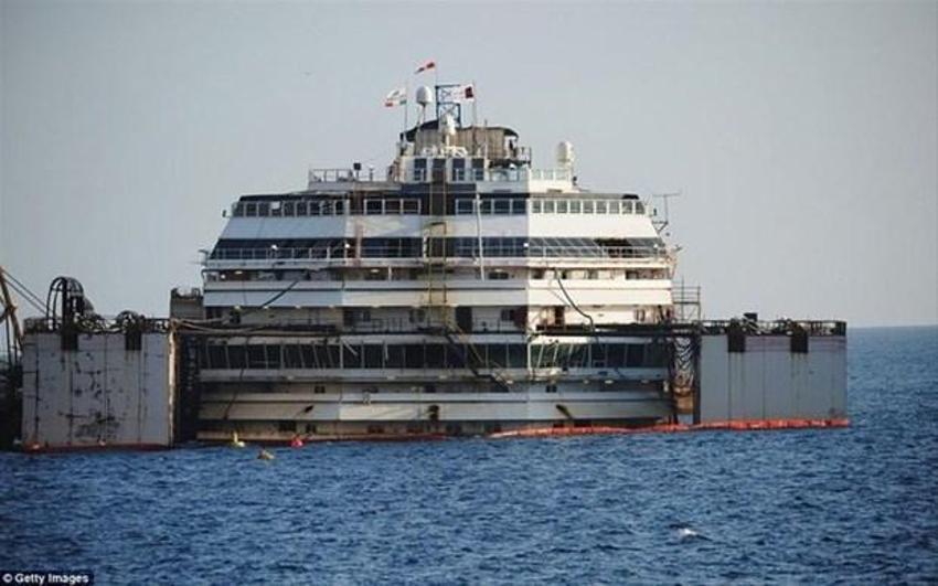 Costa Concordia gemisi faciasından görüntüler yayınlandı