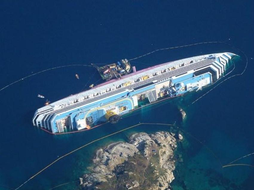 Costa Concordia gemisi faciasından görüntüler yayınlandı