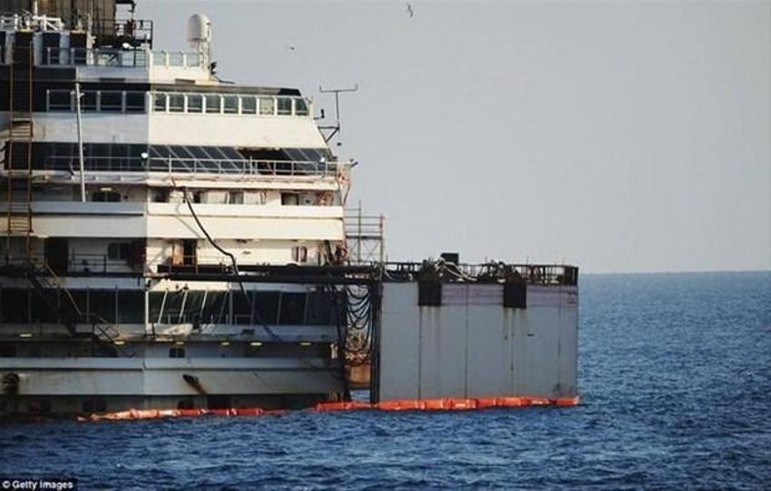 Costa Concordia gemisi faciasından görüntüler yayınlandı