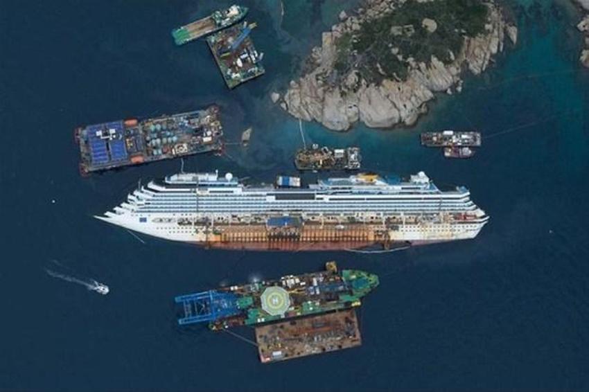 Costa Concordia gemisi faciasından görüntüler yayınlandı