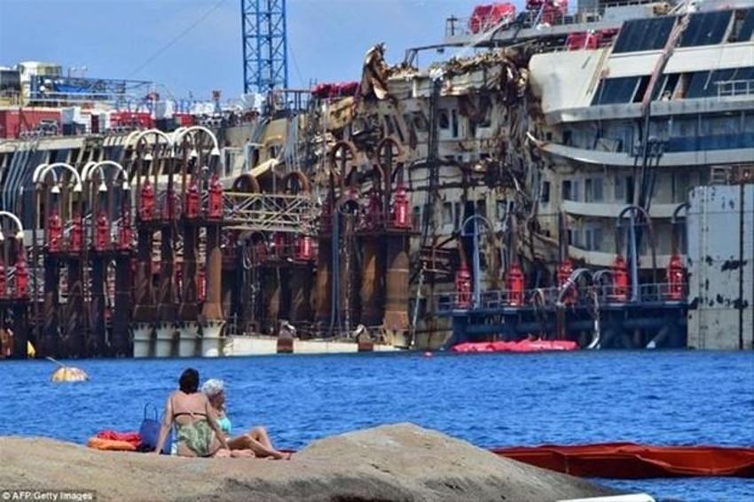Costa Concordia gemisi faciasından görüntüler yayınlandı