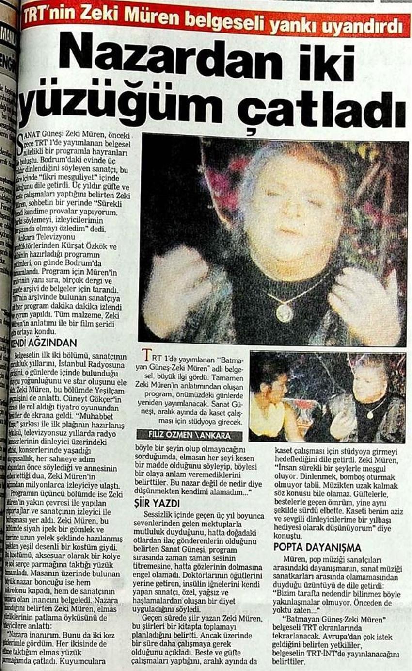 Nostaljik gazete küpürleri!
