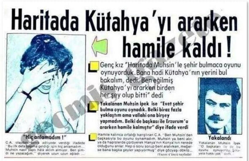 Nostaljik gazete küpürleri!