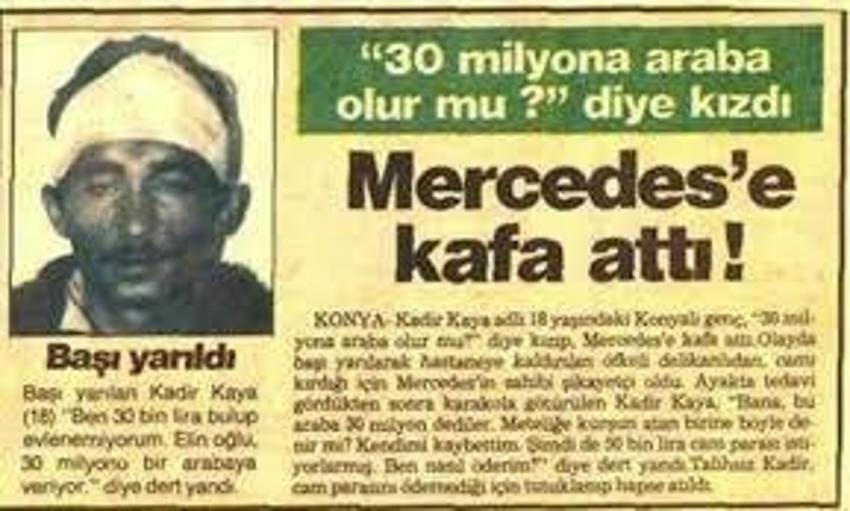 Nostaljik gazete küpürleri!