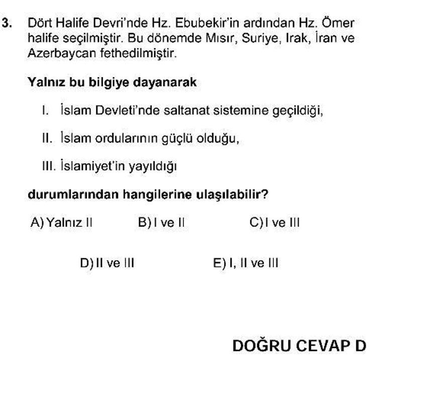 2014 YGS soru ve cevapları