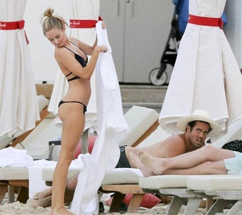 Kimberley Garner rüzgarın kurbanı oldu