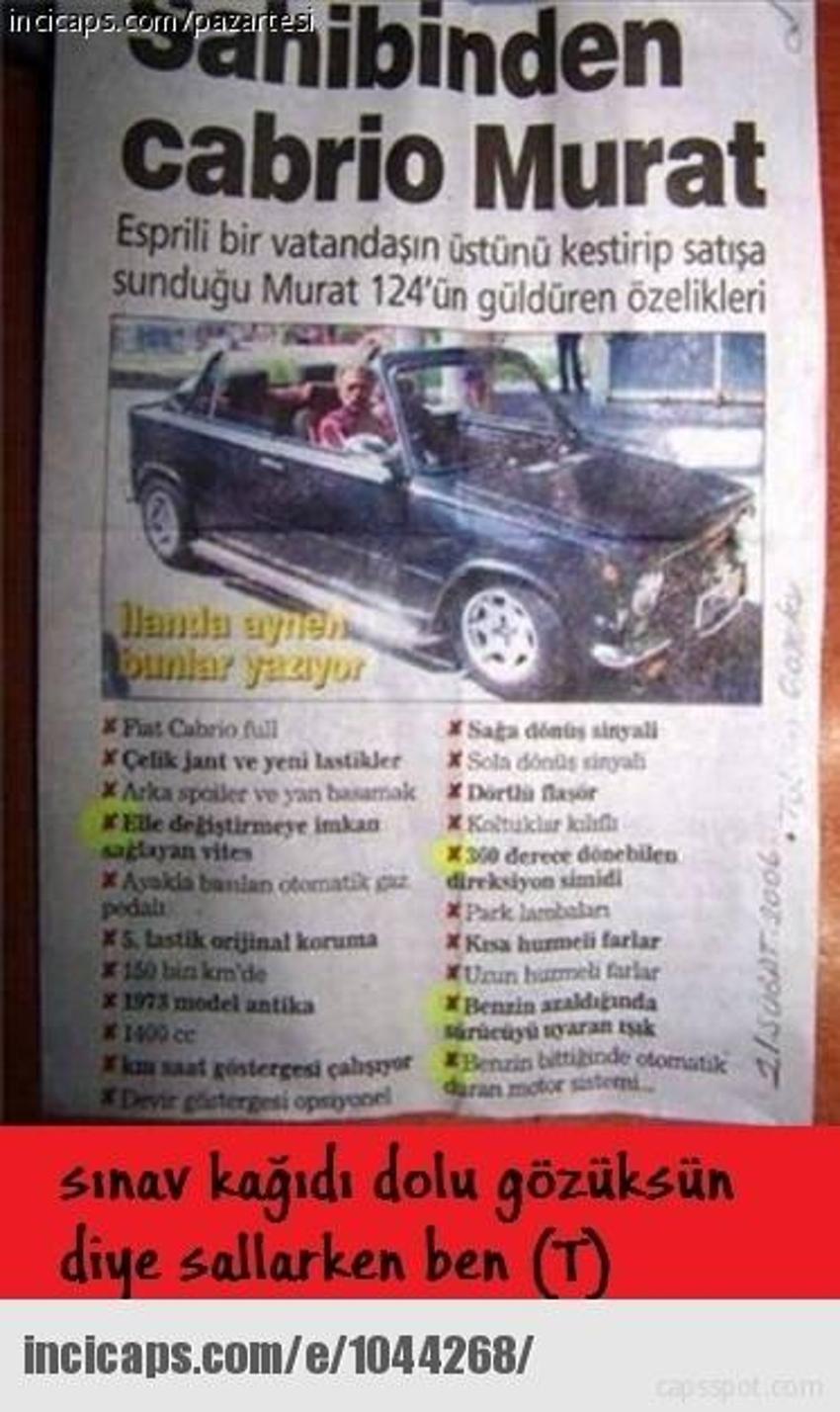 Gülme garantili ´caps´ler