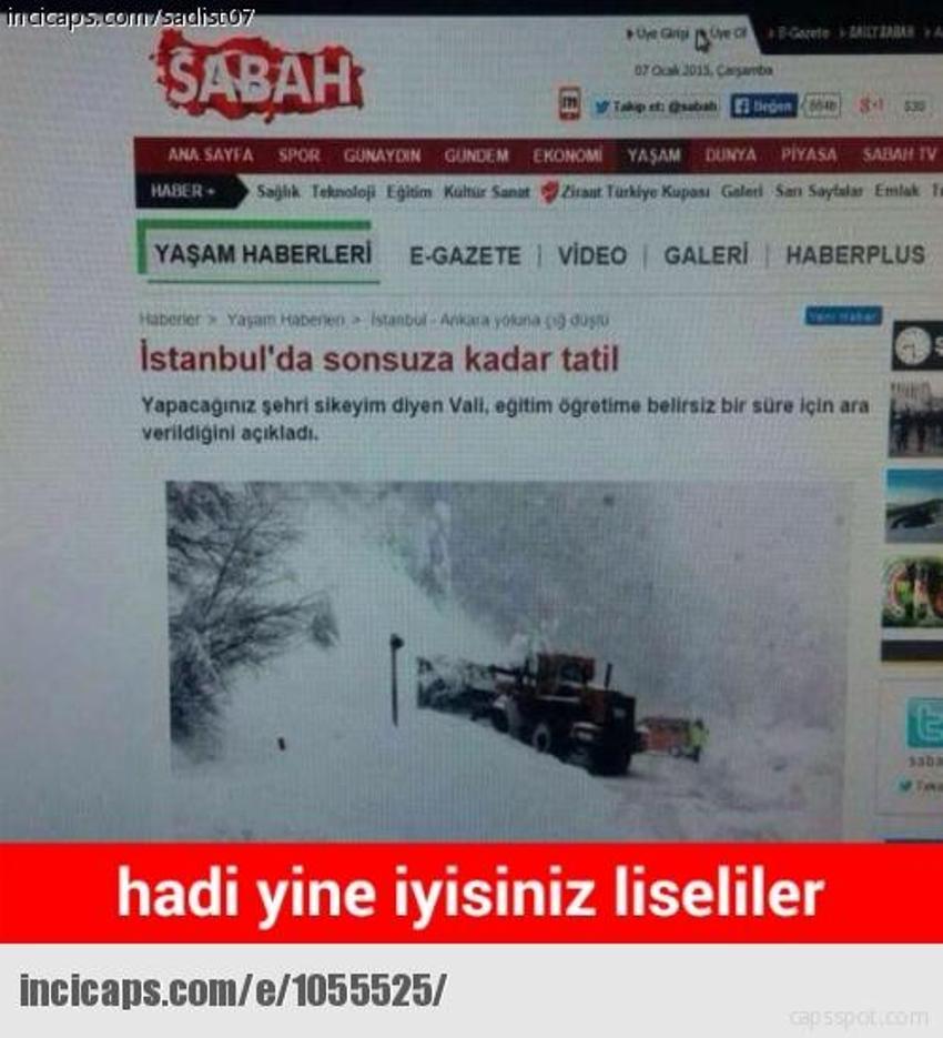 Gülme garantili ´caps´ler