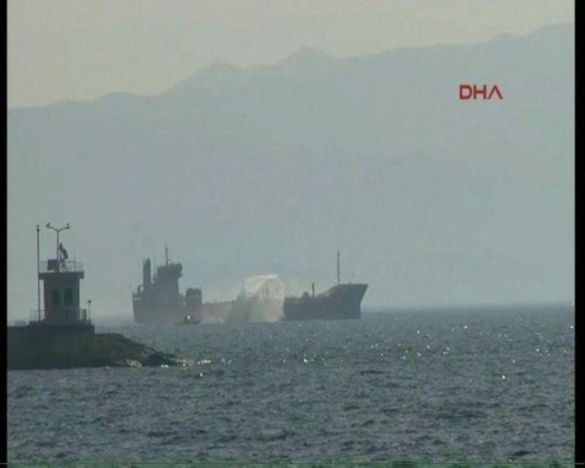 Pendik´te gemi yangını