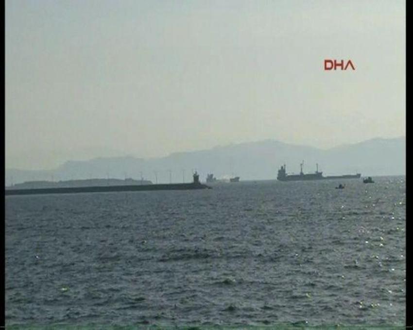 Pendik´te gemi yangını