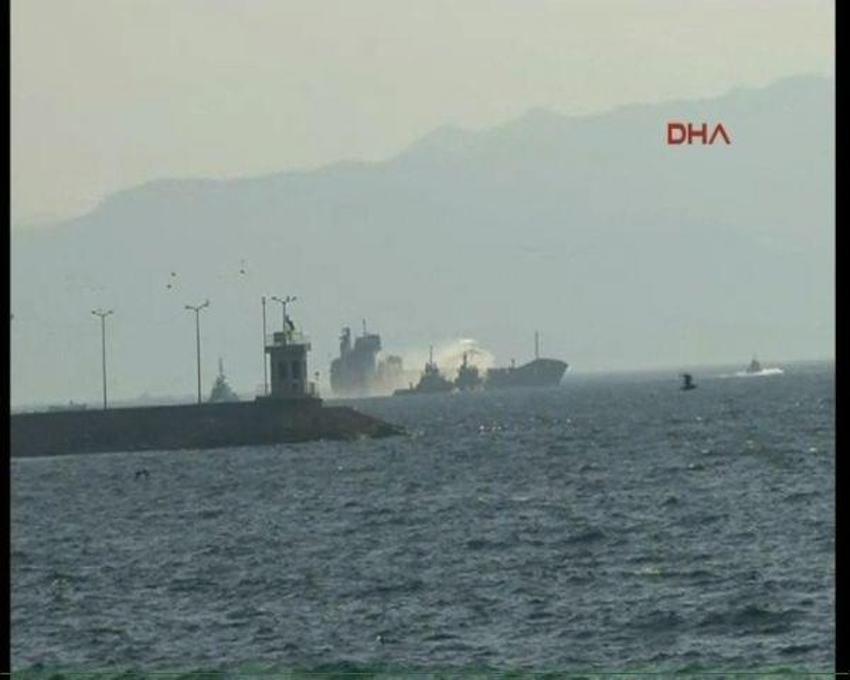 Pendik´te gemi yangını