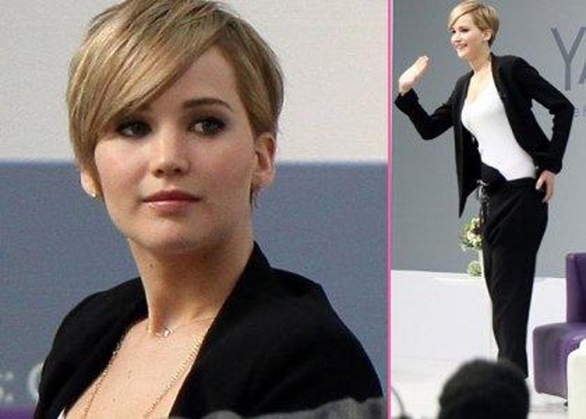 Jennifer Lawrence saçlarını kestirdi