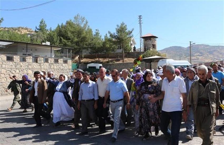 PKK mezarlığı açılışına polis engeli