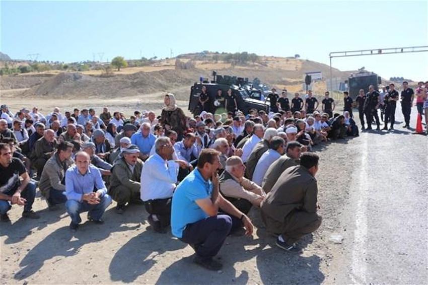 PKK mezarlığı açılışına polis engeli