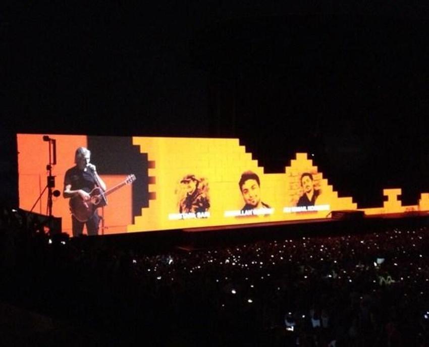 Roger Waters konserine Gezi damgası