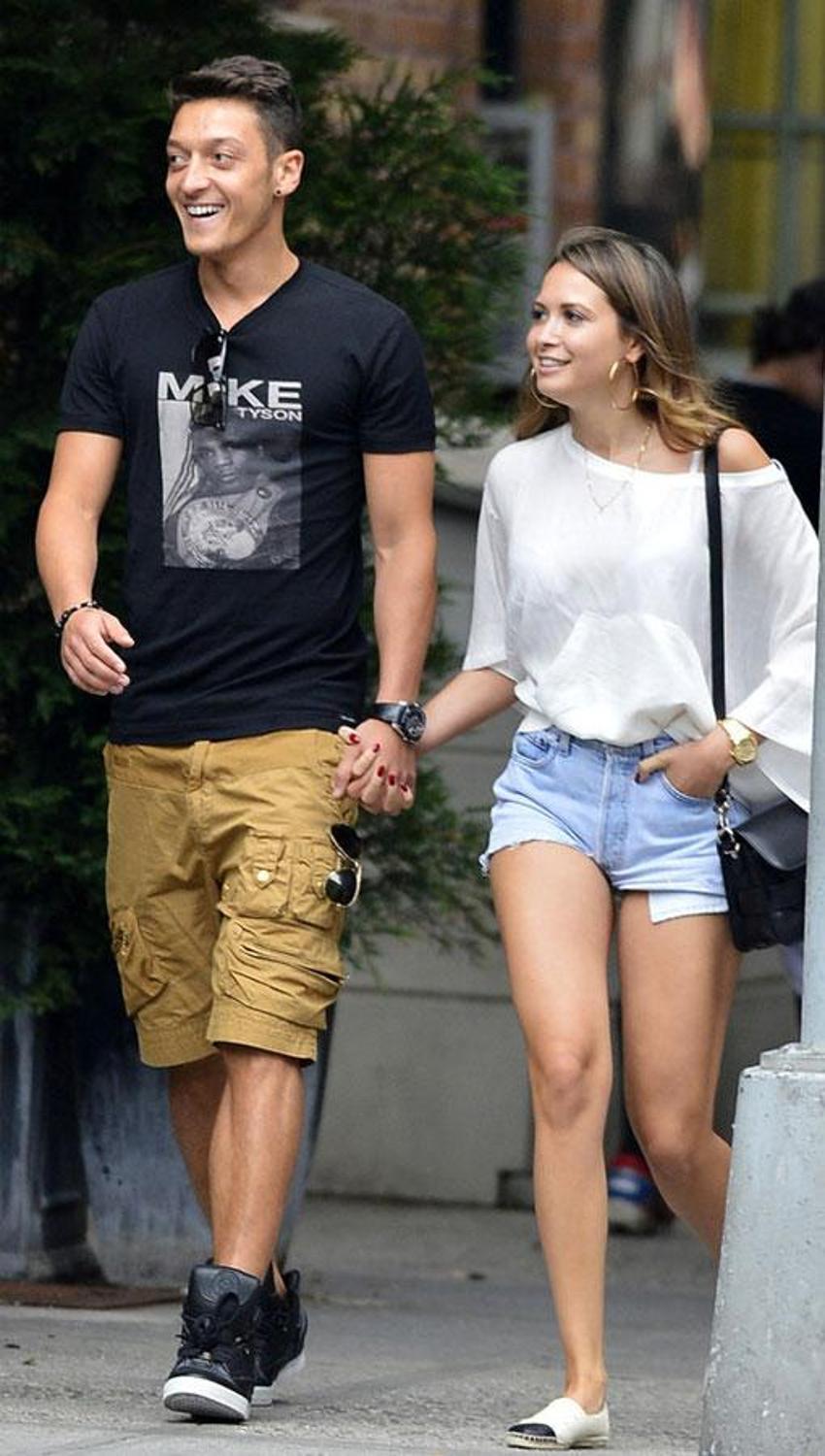 Mesut Özil ve Mandy Capristo