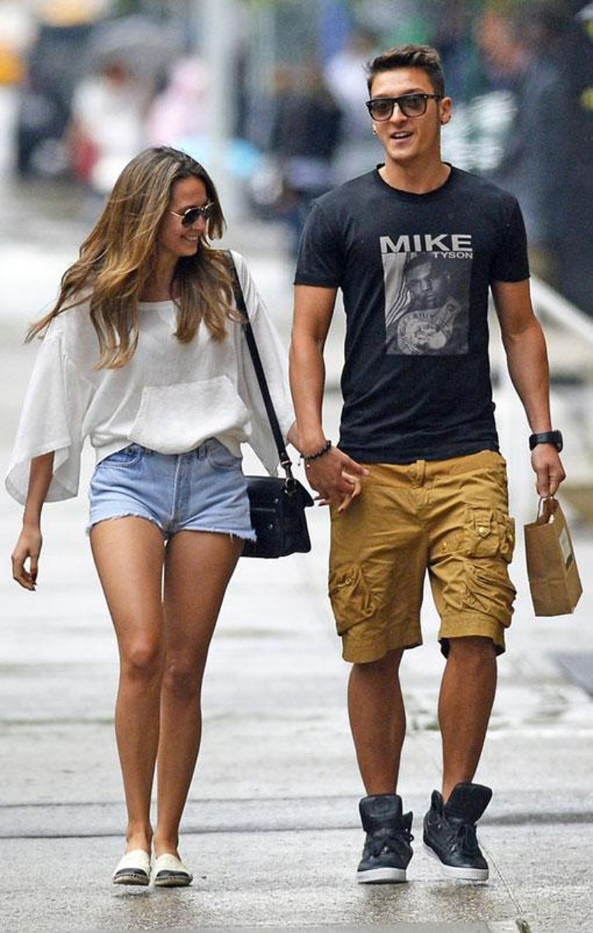Mesut Özil ve Mandy Capristo