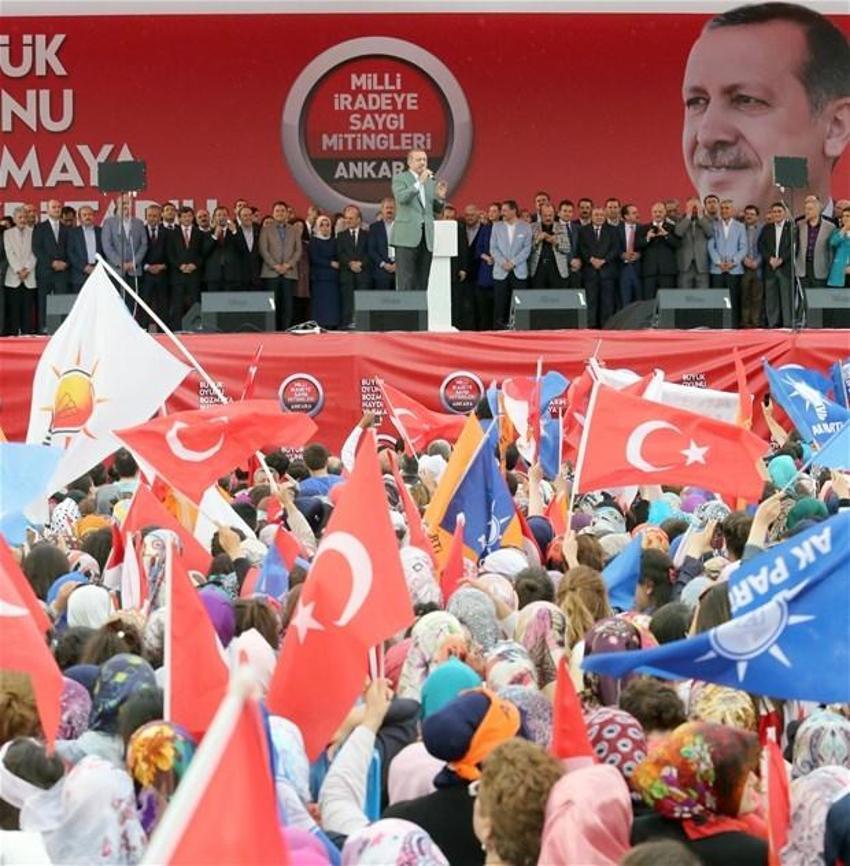 Ankara´da Ak Parti mitingi