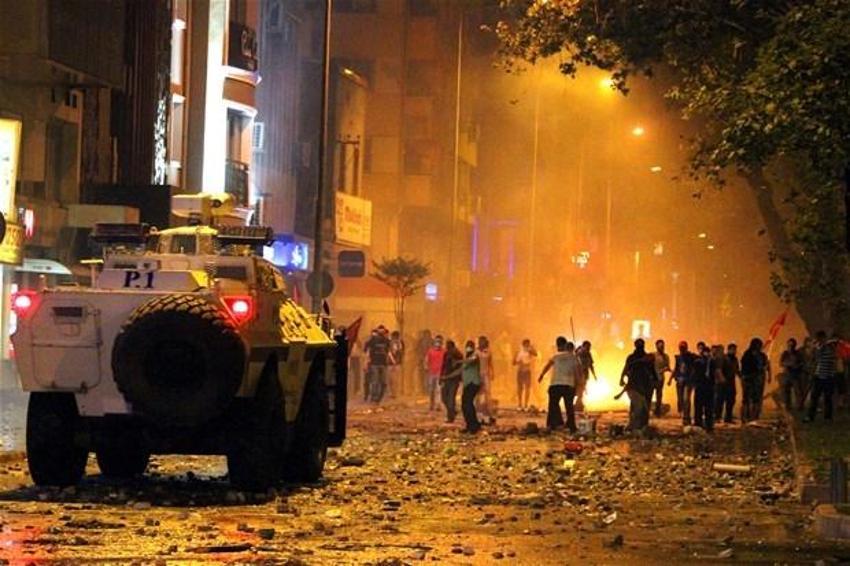 İzmir yangın yeri!