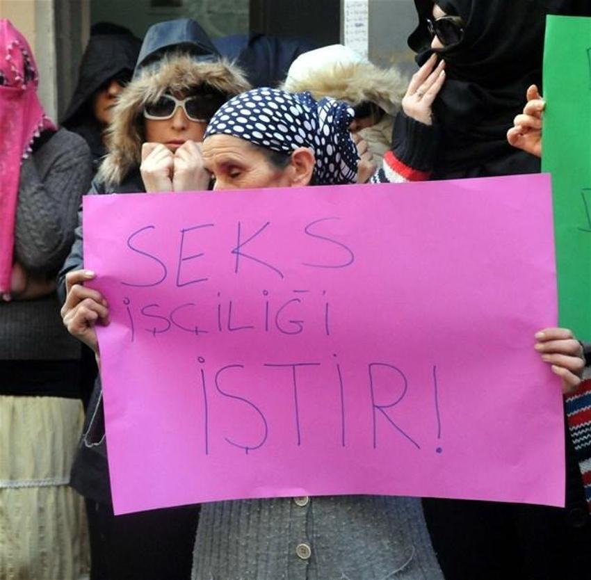 Zürafa Sokak'ta genelev eylemi