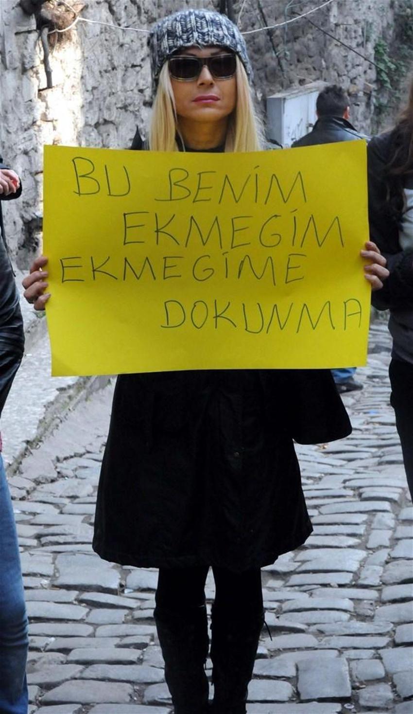 Zürafa Sokak'ta genelev eylemi