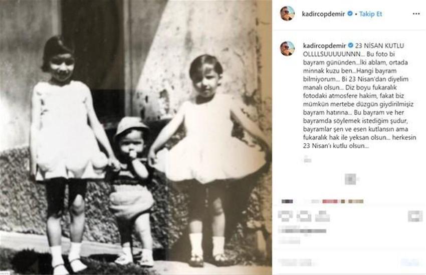 Ünlülerin küçüklükleri! 'Zamanla herkes değişir'