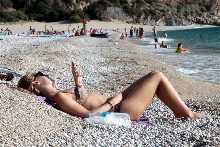 Tatilciler Fethiye'ye akın etti